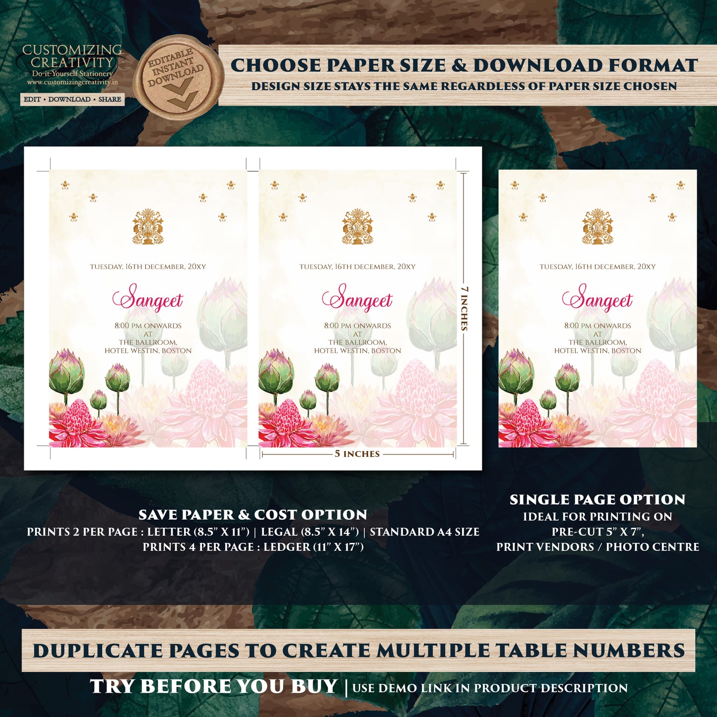 Indian wedding invite Gujarati Kankotri, Hindu invitation as Digital Hindu Wedding card Indian Wedding invitation, Hindu wedding invitation