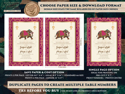 Indian Invitations as Elephant Wedding cards Floral, Wedding invites Elephant & Indian Wedding invitation Hindu wedding card, Indian Invites