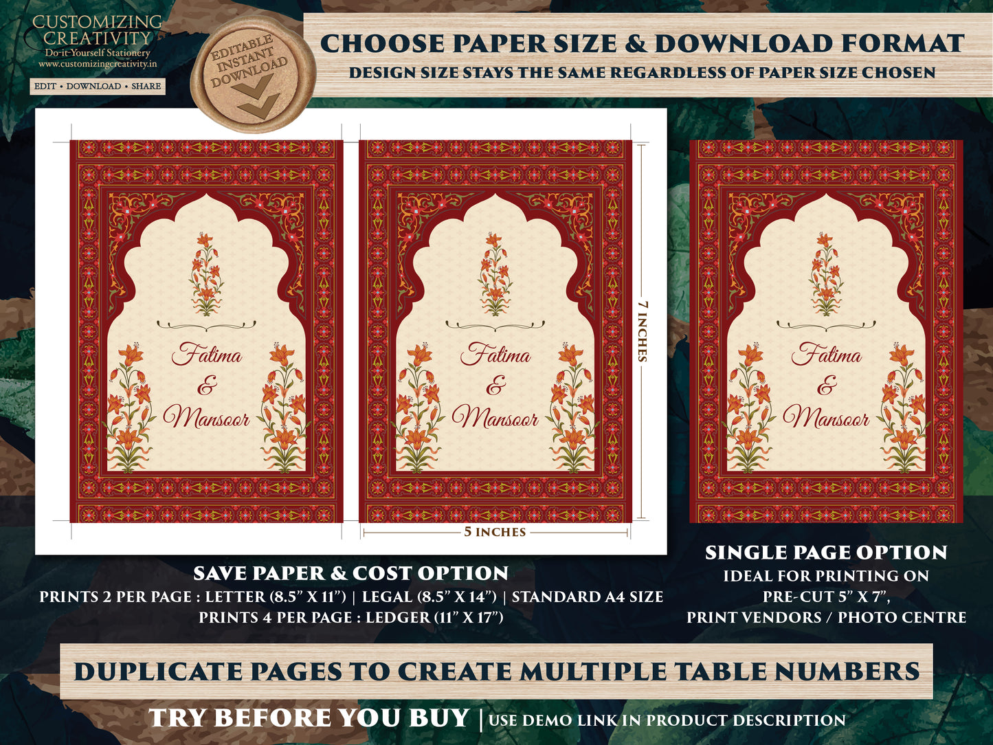 Muslim Wedding Invitations Digital as lslamic Wedding invites, Muslim Wedding cards Nikaah & Islamic invitation Nikkah invitations Pakistani