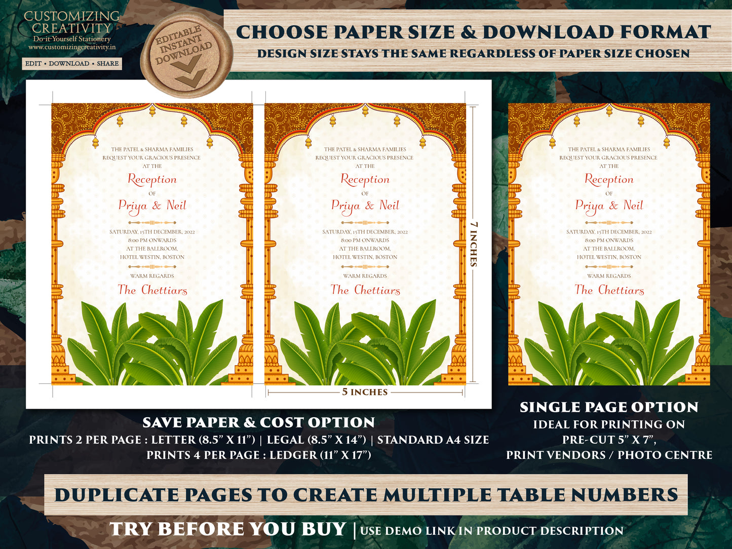 South Indian Wedding Invitations as Tamil Wedding cards, Telugu invites Indian & Tamil invitations, Telugu invitations South Indian invites