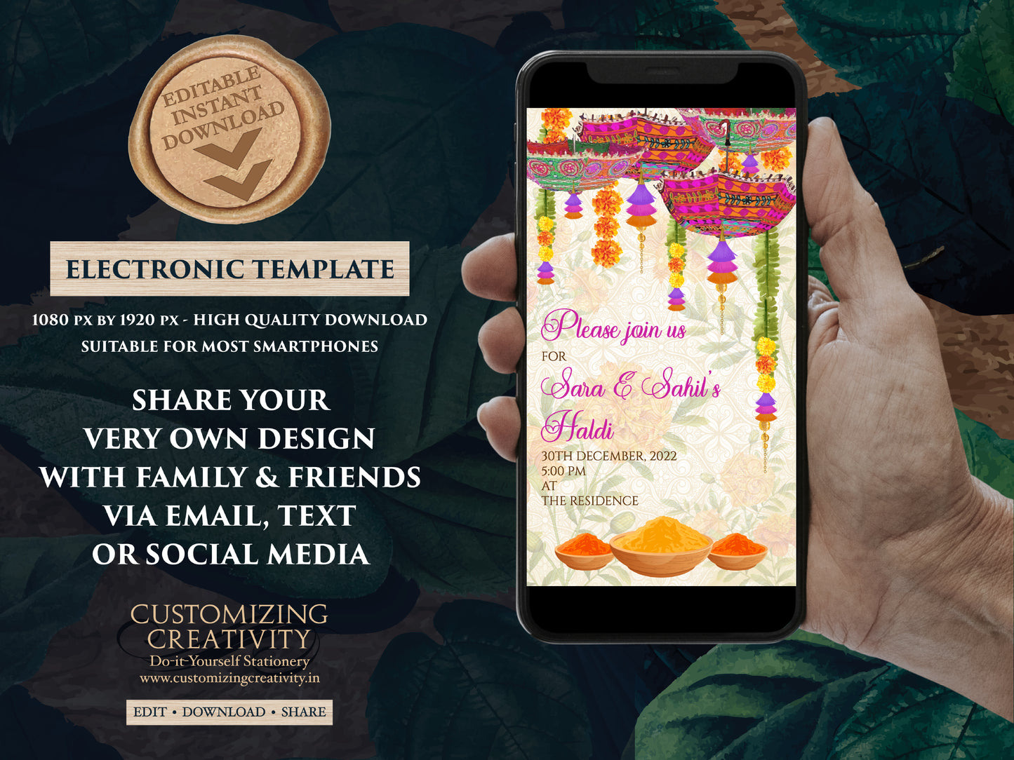 Maiyan invites & Pithi invites, Pithi Invitations as Haldi invitations, Haldi ceremony card as Haldi invites, Maiyan cards as Holud invites