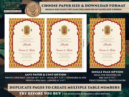 Hindu invitation Indian wedding card, Hindu Wedding Invitations as Indian Wedding invite, Indian wedding invitation & Wedding invites Indian
