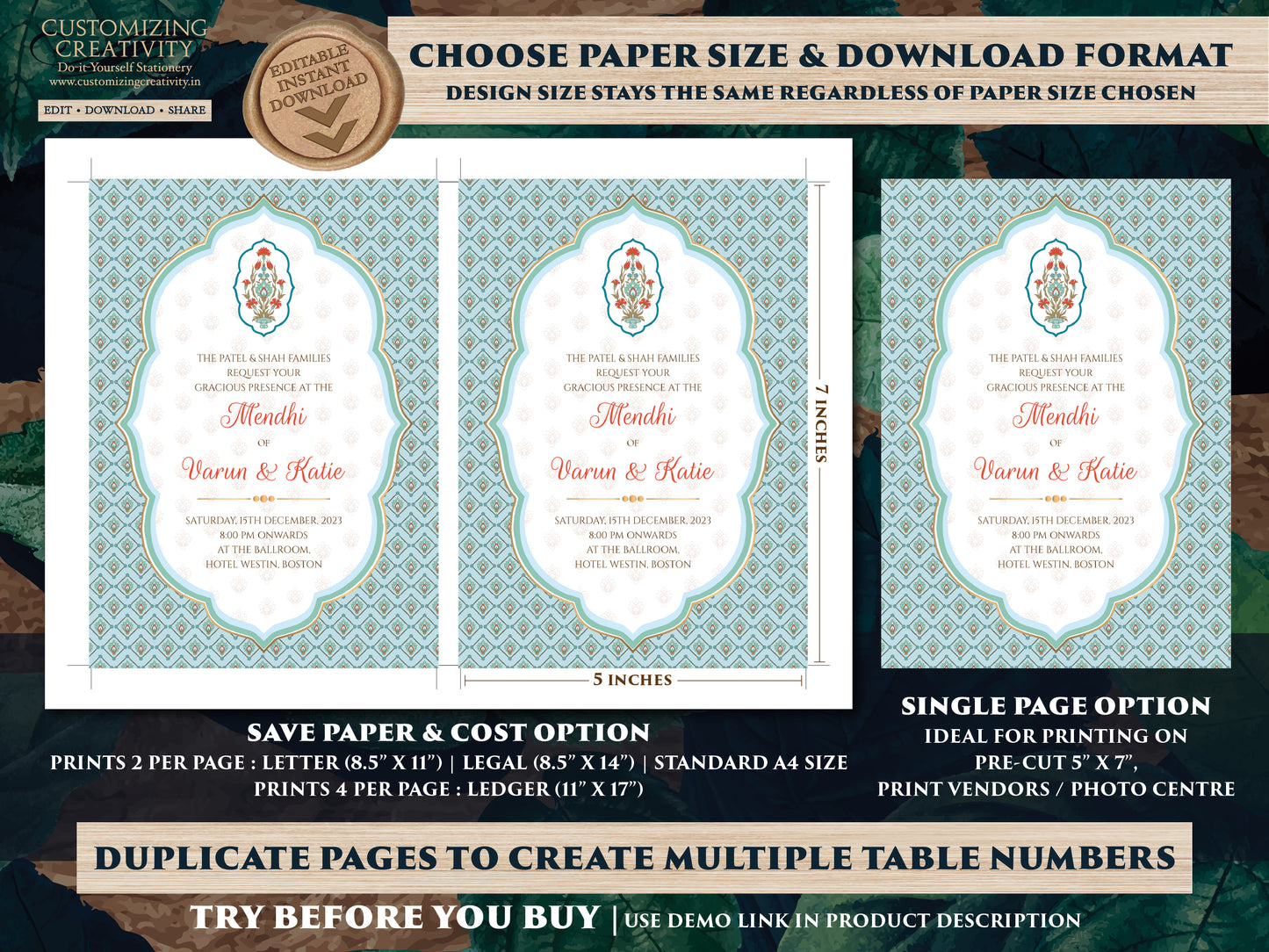 Indian wedding invitation & Wedding invites Indian, Hindu invitation Indian wedding card, Hindu Wedding Invitations as Indian Wedding invite