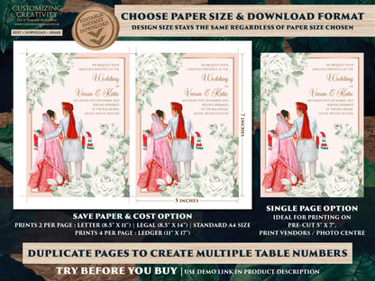 Indian wedding card as Indian Wedding invite, Indian wedding invitation Wedding invite Indian, Hindu invitation & Hindu Wedding Invitation