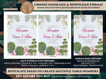 Indian wedding invitation Digital Hindu Wedding card, Indian wedding card as Indian Wedding invite, Hindu invitation as Hindu wedding invite