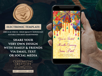Mendhi Night invites & Digital Mehndi invites, Mehendi invitations, Mehndi invitations as Mendhi invites, Henna Party invites Mehndi Invites