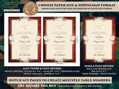 Indian invitation Digital wedding card & Indian Invite, Gujarati Wedding invites as Hindu Wedding card Gujrati, Gujarati kankotri invitation
