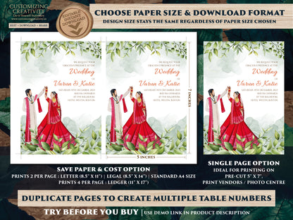 Indian Wedding Invitations & Indian wedding cards, Indian invitations as Indian Wedding invite, Hindu wedding cards as Hindu Wedding invites