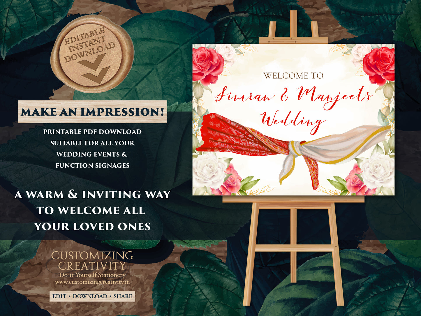 Indian Wedding Welcome sign Hindu Welcome sign, Hindu Wedding sign Indian as Indian Wedding sign, Indian Wedding board as Phera Welcome Sign