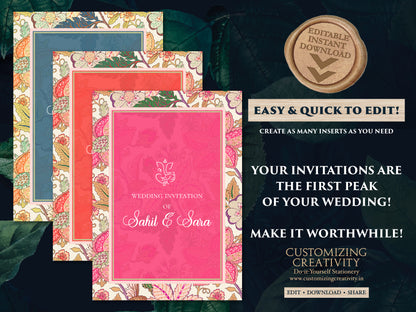 Hindu Wedding invites Indian wedding invitations, Indian wedding cards as Hindu Wedding cards, Hindu invitation & Hindu Wedding Invitation