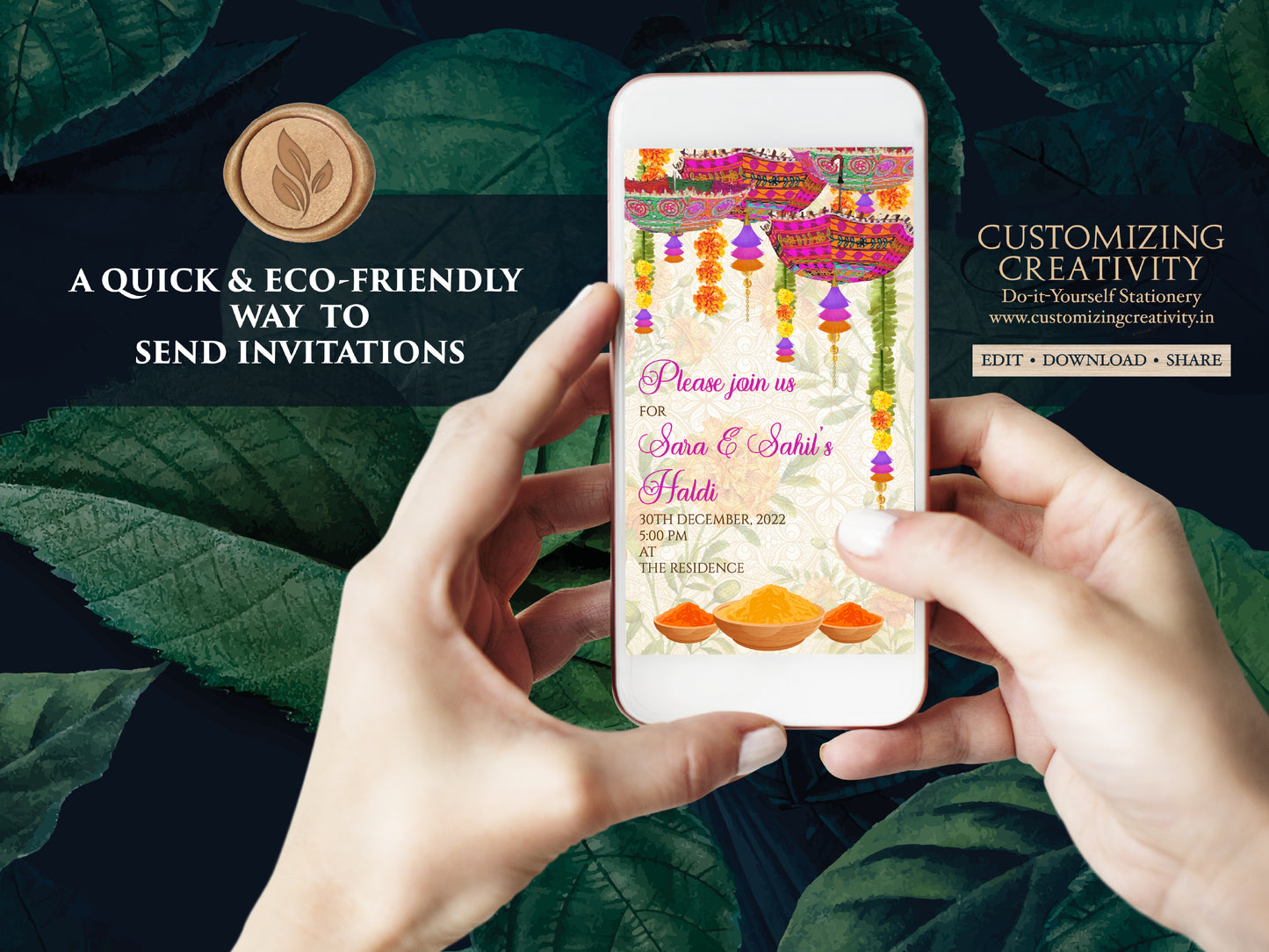 Maiyan invites & Pithi invites, Pithi Invitations as Haldi invitations, Haldi ceremony card as Haldi invites, Maiyan cards as Holud invites