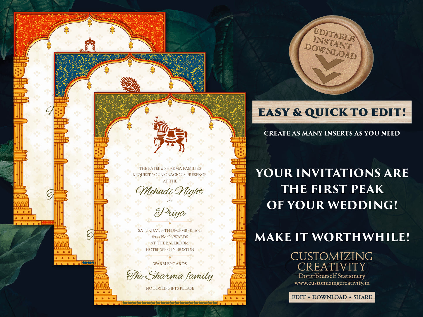 Indian Wedding Invitations as Elephant Invitation Indian, Peacock invitations Wedding as Indian invitations Hindu wedding, Indian Invites