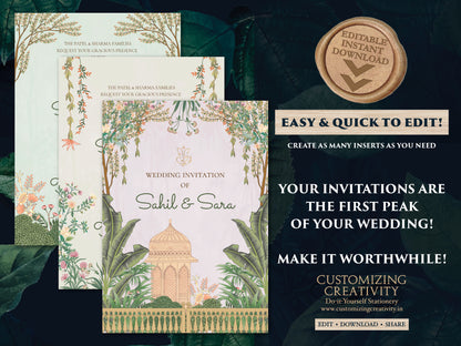 Indian wedding invitations Indian wedding cards, Hindu Wedding invites as Hindu Wedding cards, Hindu invitation & Hindu Wedding Invitation