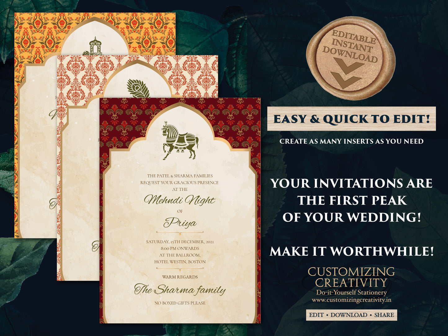 Indian Wedding Invitations as Elephant Invitation Indian, Peacock invitations Wedding as Indian invitations Hindu wedding, Indian Invites