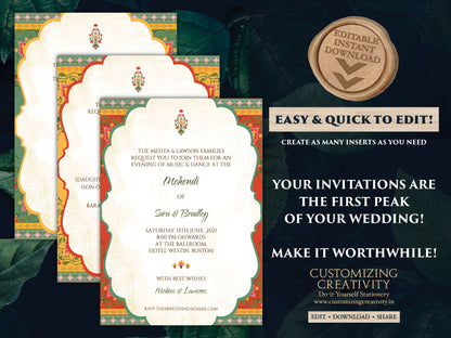 Indian Wedding Invitations as Hindu Wedding card, Hindu invitations Wedding as Royal Wedding invite, Indian invites for Hindu Shaadi cards