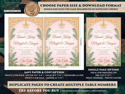 Sikh wedding card Punjabi wedding invitation, Punjabi Wedding card & Sikh Wedding invitation, Indian wedding cards as Anand Karaj invitation