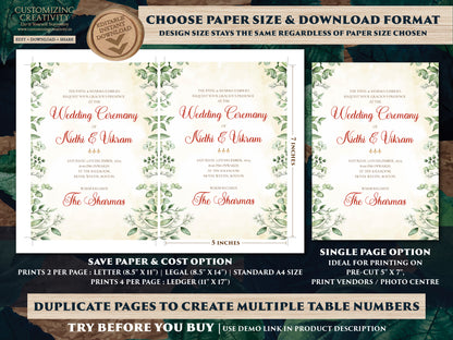 Indian wedding card Wedding invite Indian, Indian wedding invitation as Indian Wedding invite, Hindu invitation & Hindu Wedding Invitation