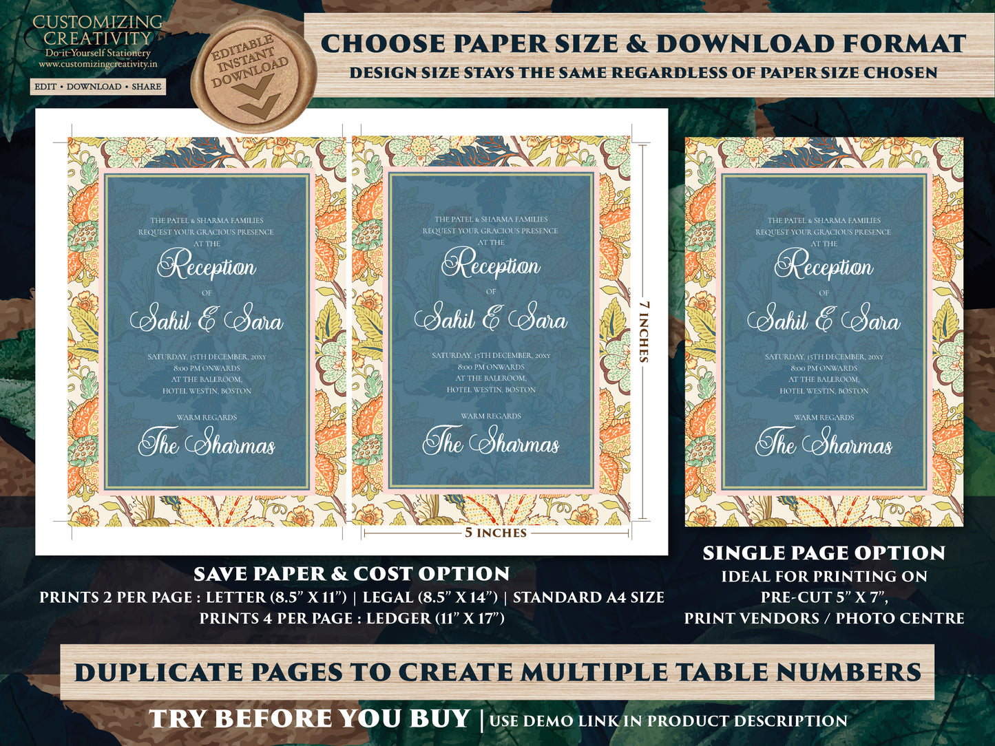 Hindu Wedding invites Indian wedding invitations, Indian wedding cards as Hindu Wedding cards, Hindu invitation & Hindu Wedding Invitation
