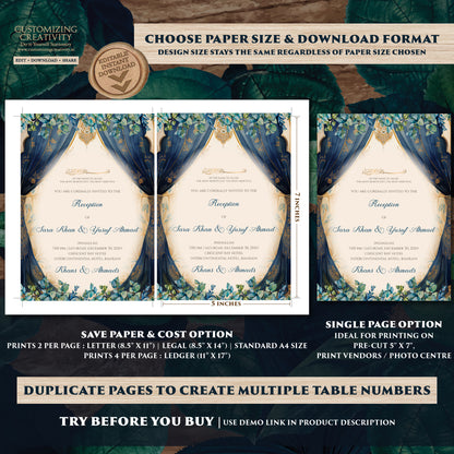 Muslim wedding Invites Digital Nikkah invitations, Digital Islamic Wedding Invitations & Muslim wedding cards as Digital Nikkah invites