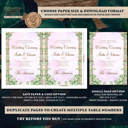 Indian wedding invitation Digital Shaadi invites, Indian wedding card as Indian Wedding invite, Hindu invitation as Hindu wedding invite
