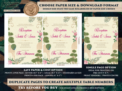 Digital Hindu Wedding cards & Indian wedding invitation, Indian wedding card as Hindu Wedding invite, Hindu Wedding Invitation Indian invite