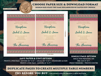 Digital Hindu Wedding cards & Indian wedding invitation, Indian wedding card as Hindu Wedding invite, Hindu Wedding Invitation Indian invite