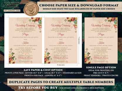 Wedding Invite Fall as Fall invitations Wedding Indian, Indian Invitations Pastel, Indian Wedding invites Autumn & Hindu Wedding card Autumn