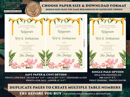 Tamil Wedding invites & Tamil wedding cards, South Indian Wedding invitation as Tamil Wedding invitations, South Indian invitations Tamil