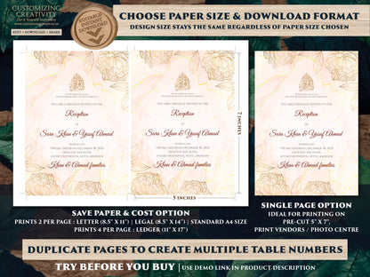 Islamic wedding cards Muslim Nikkah cards, Digital Muslim Wedding Invite Islamic & Nikkah invitation, Digital Pakistani Wedding cards Muslim