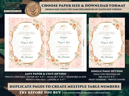 Indian invitations Elephant as Floral cards Elephant Hindu wedding, Pastel Invitations as Elephant Wedding Invite Indian Floral, Shaadi Card