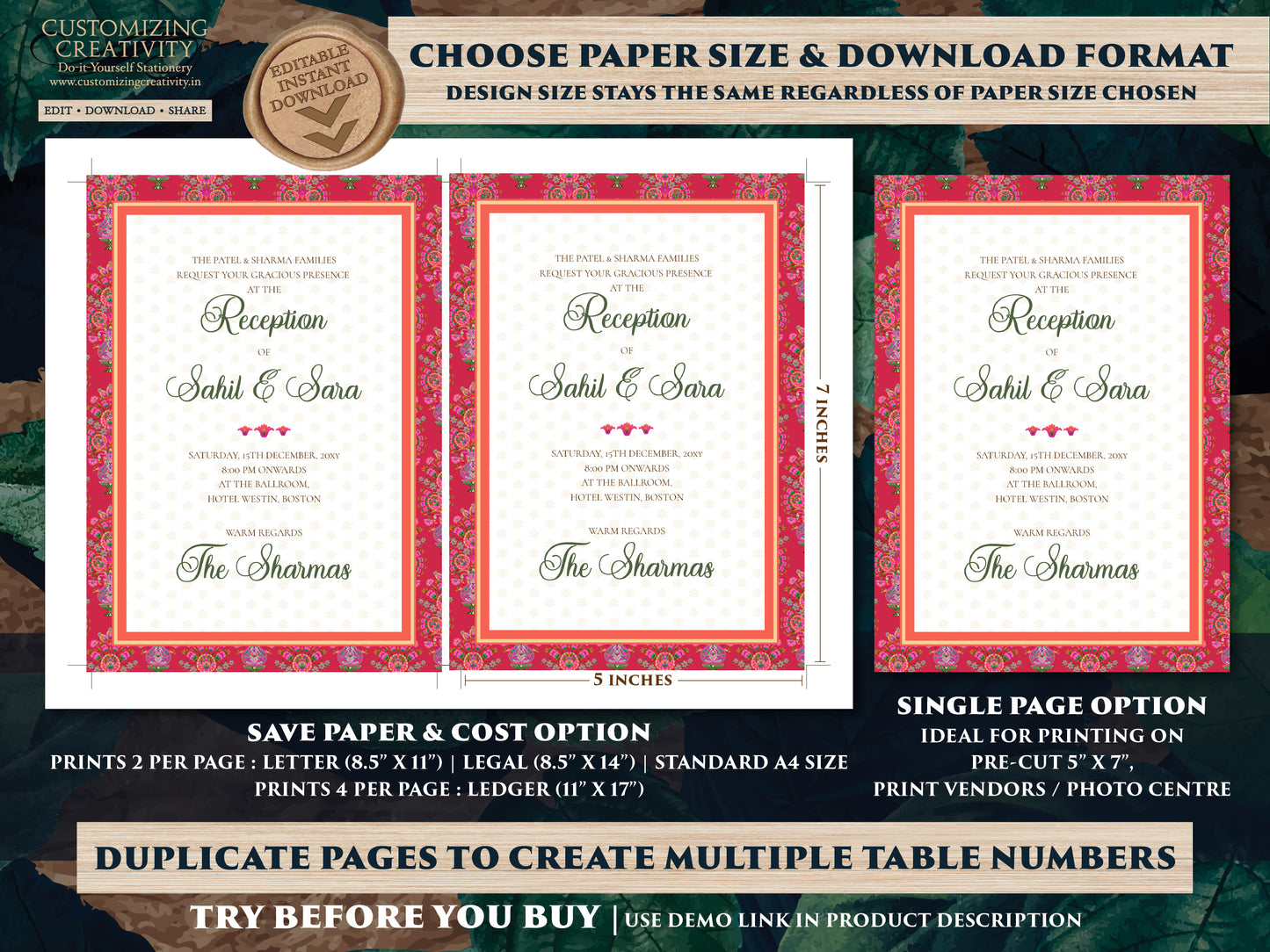 Indian wedding cards Indian wedding invitations, Hindu Wedding invites as Hindu Wedding cards, Hindu invitation & Hindu Wedding Invitation