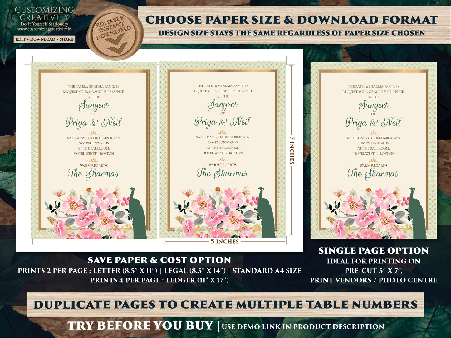 Hindu invite Peacock as Peacock invitation cards Hindu wedding, Indian Invitations as Wedding Invitation as Indian Peacock Wedding invites