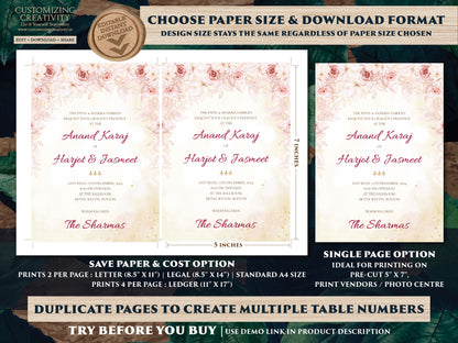 Sikh invitations as Sikh wedding card, Anand Karaj invitation & Sikh Wedding Invite Indian, Punjabi Wedding invite as Punjabi wedding card
