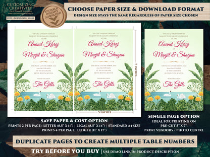 Punjabi wedding invitation Sikh wedding card, Punjabi Wedding card & Sikh Wedding invitation, Indian wedding cards as Anand Karaj invitation