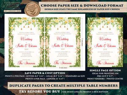 Hindu wedding invitation & Indian Wedding invite, Hindu Wedding cards as Hindu invitation, Indian wedding card as Hindu Wedding invite