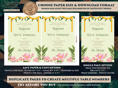 Telugu Wedding invites & Tamil wedding cards, South Indian Wedding invitation as Tamil Wedding invitations, Telugu Wedding invitation Indian